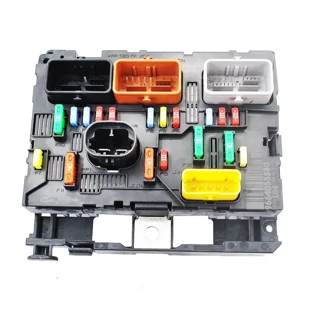 Genuine parts 1 pcs used  Fuse Box Unit  BSM-L04/L11 6500FH 9664055780 9664055580 For Peugeot 107 207 307/207CC Citroen C4 C5