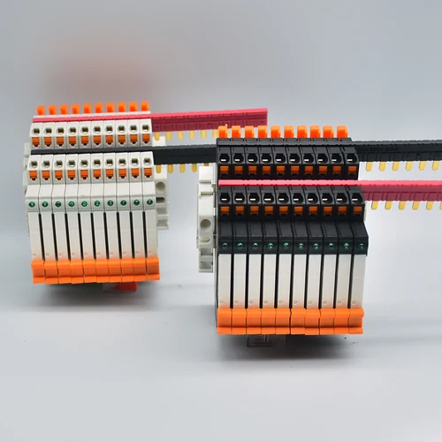 Imagen 2 del producto Módulo de relé de carril DIN HF 41F con LED 6A relé delgado 5V 12V 24V relé de alta frecuencia 41F-5-ZS 41F-12-ZS 41F-24-ZS 10 Uds