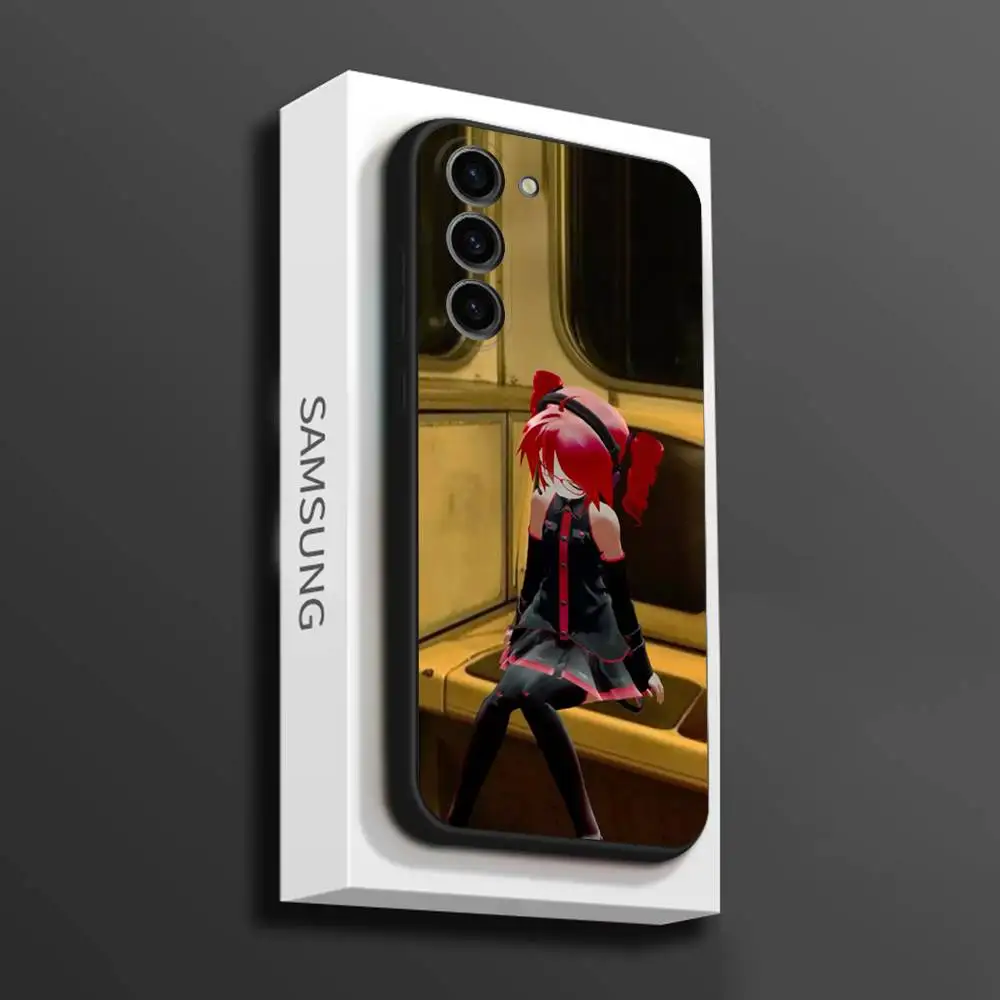 Ottieni me K-Kasane T-Teto per Samsung Galaxy A 73,72,51,53,52,71,22,5G,Nota,J7,8,9 Custodia morbida per telefono con cover nera