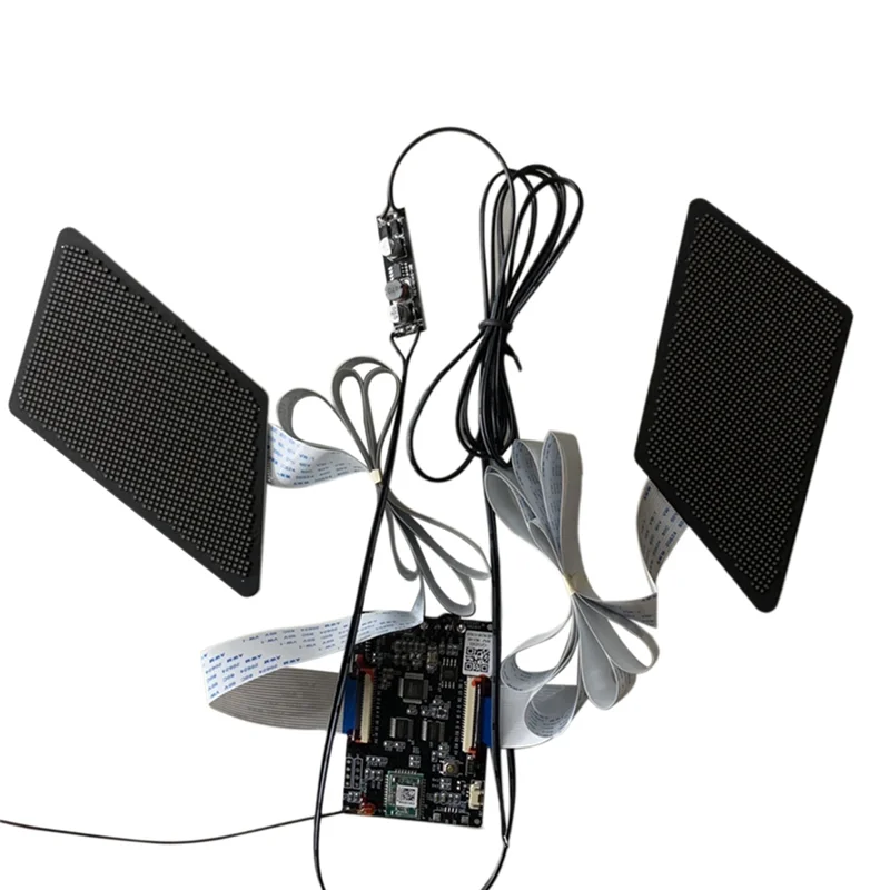 

12V Devil's Eyes LED Display Panel Eyes Winking Screen APP Programmable LED Eye Display Sign For Car