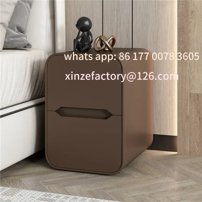 

Customizable Floor Type Narrow Side Full Wood Bedroom Mini Bedside Table Small