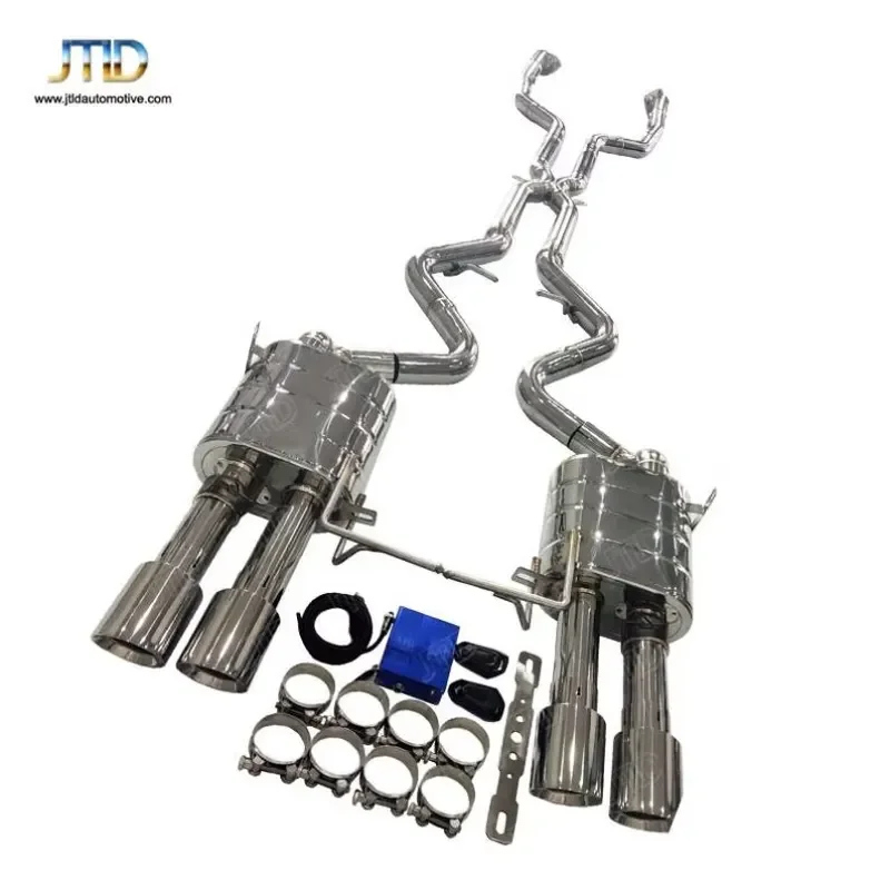 JTLD High Performance Racing Factory Stainless Steel Valvetronic Exhaust System Catback for BMW E92 E90 E9X M3 Muffler Valved