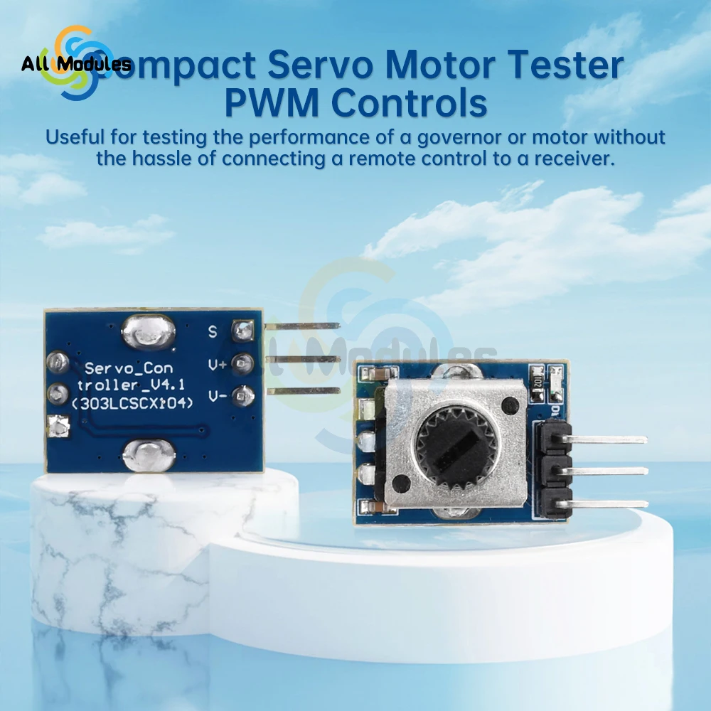 Small servo motor electric tuning tester PWM control DIY brushless fan model aircraft motor speed controller Small size