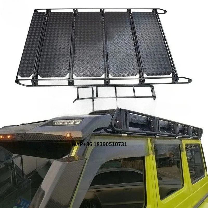 For G Class W463 G500 G55 G350 G63 off Road Car Roof Rack Luggage Rack Climbing Ladder Luggage Frame