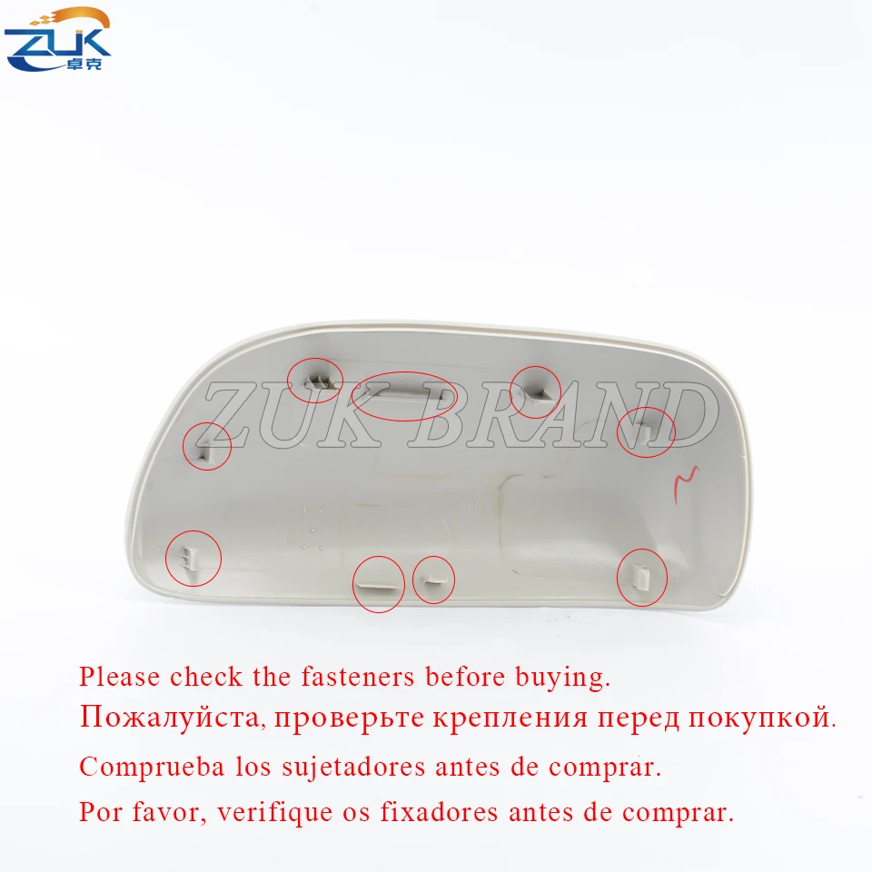 ZUK Outer Back Up Rear View Mirror Shell Housing Side Rearview Cover For Toyota Vios P90 2008-2013 Yaris Sedan Unpainted