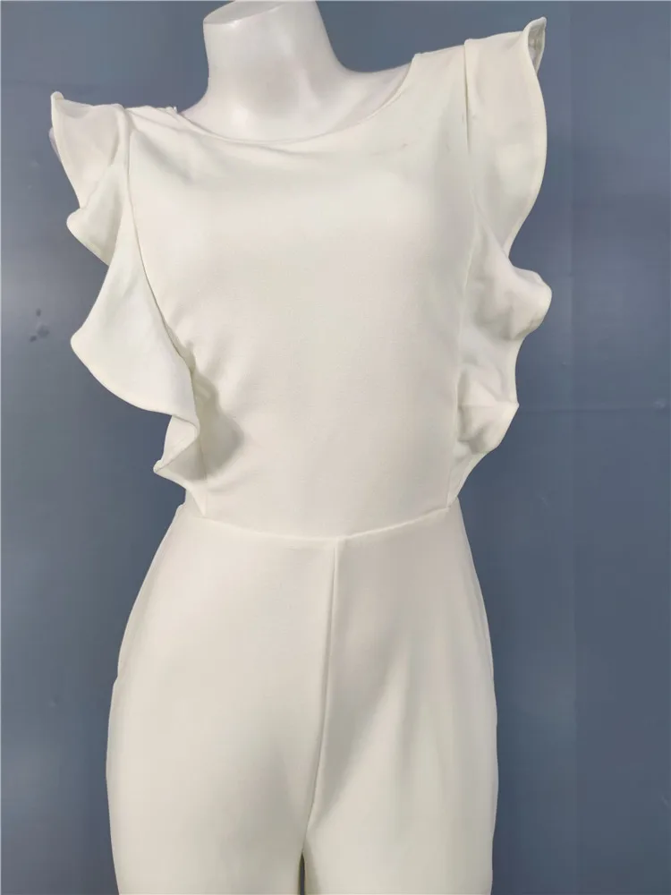 Pantalon une pièce Hepburn Sle à jambes larges, salopette Bal longues, Streetwear personnel, taille haute, Polyester, printemps 2024