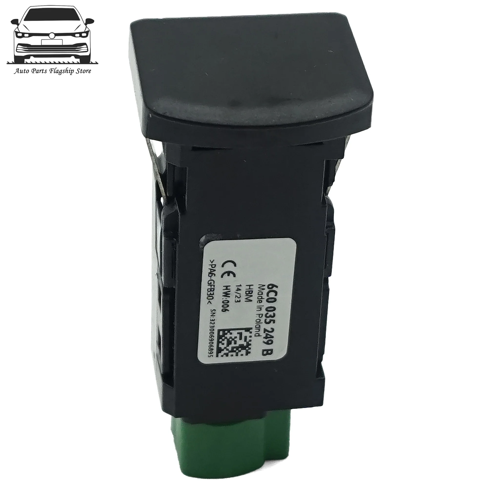 Для VW Golf кабриолет Polo/Derby/Vento IND Sharan Multivan Scirocco Alhambra USB-разъем AUX IN розетка 6C0 035 249 B 6C0035249B