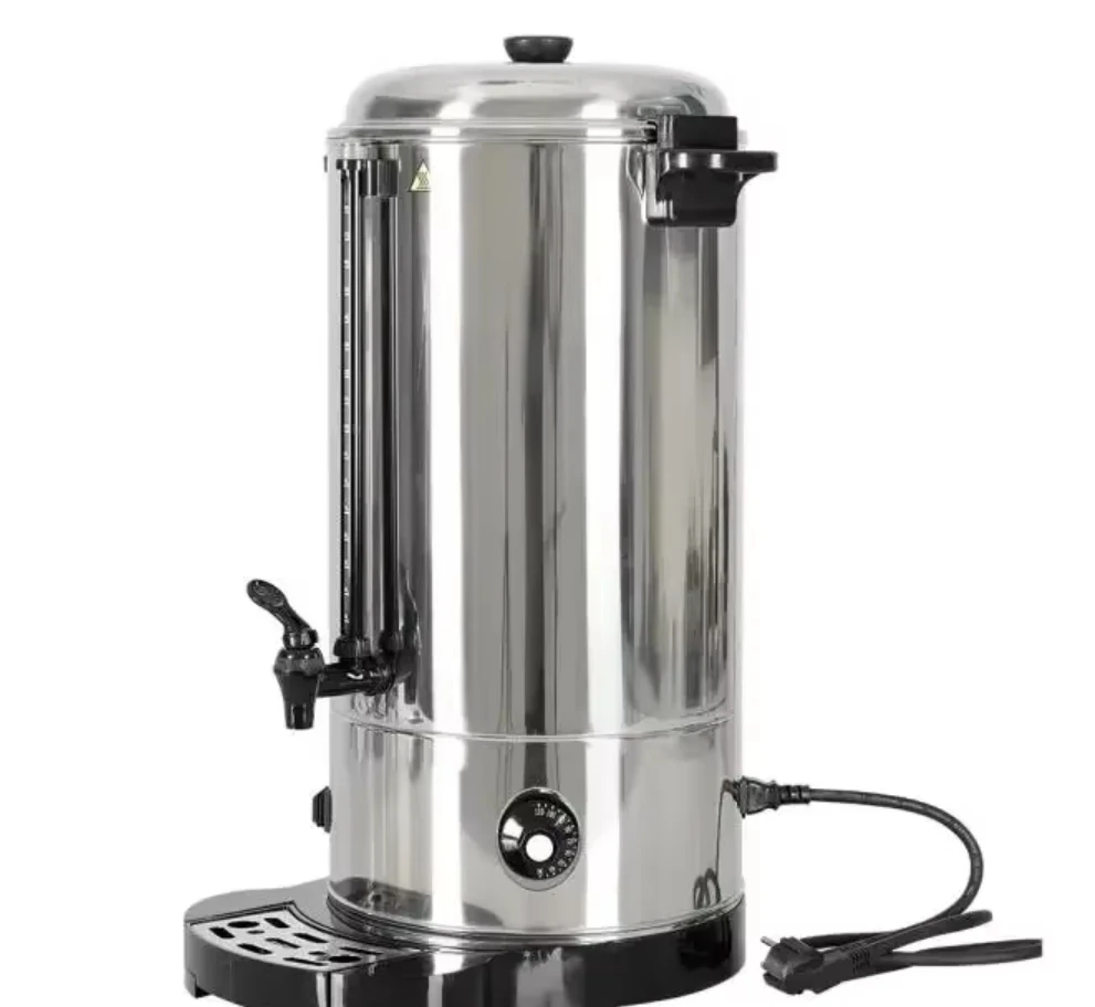 

10L Stainless Steel Removable Filter For Easy Cleanup Two Way Dispenser Electric Coffee Maker Urn Water Boiler