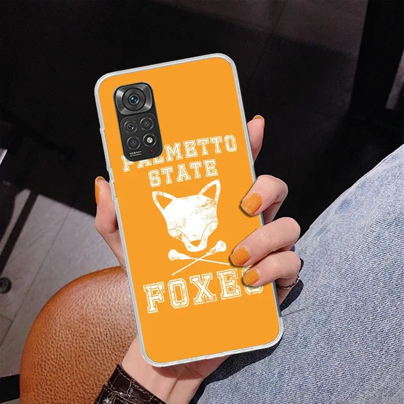 Andreil All For The Game Palmetto State Foxes Phone Case For Xiaomi Redmi Note 12 12S 13 11 11S 11T 10 11E Pro Plus 10S 9 9S 9T