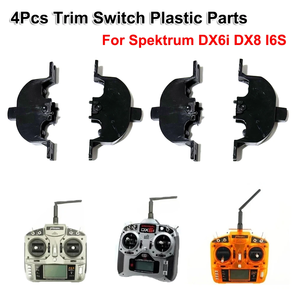 Spektrum DX6i Transmitter Left Right Trim Switch Panel PCB Board Plastic Parts For OrangeRX ORX T-SIX Storm i6S RC Radio