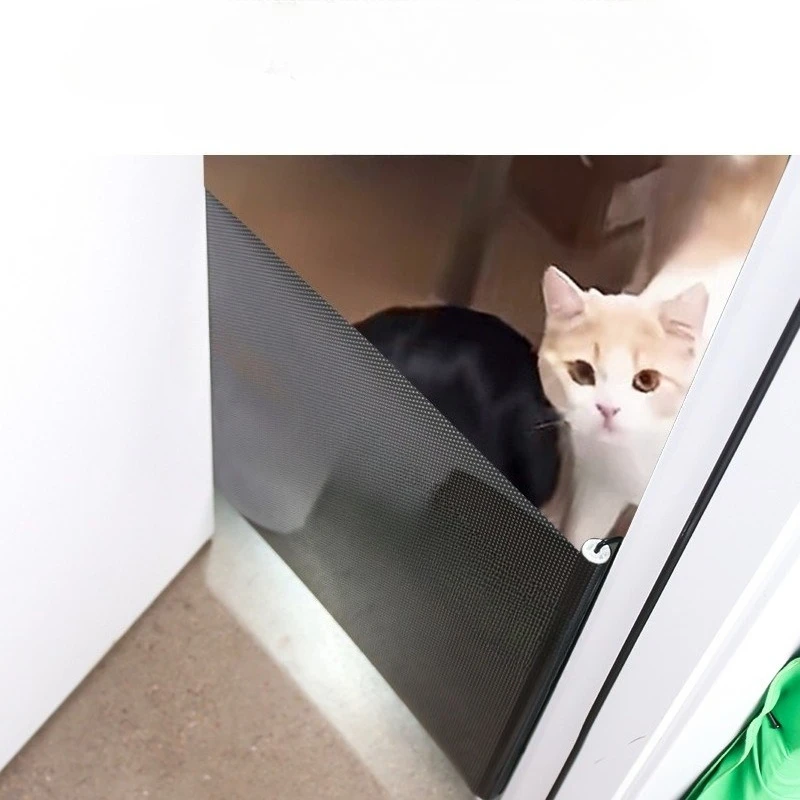 

Pet Blocking Free Extension No Punching Pet Cat Blocking Home Aisle Safety Fence Cat Barrier Net