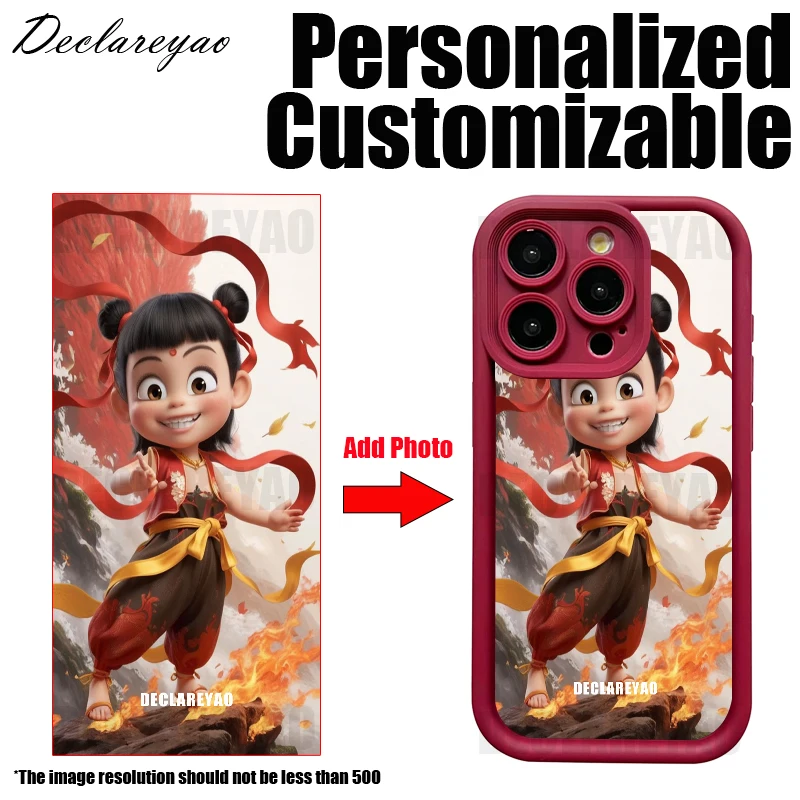 

Image Customize Mirror Case For Apple iPhone 11 Pro X S Xs Max XR 5 S 6 6S 7 8 Plus SE 2020 2022 Cover DIY Custom Photo Silicone