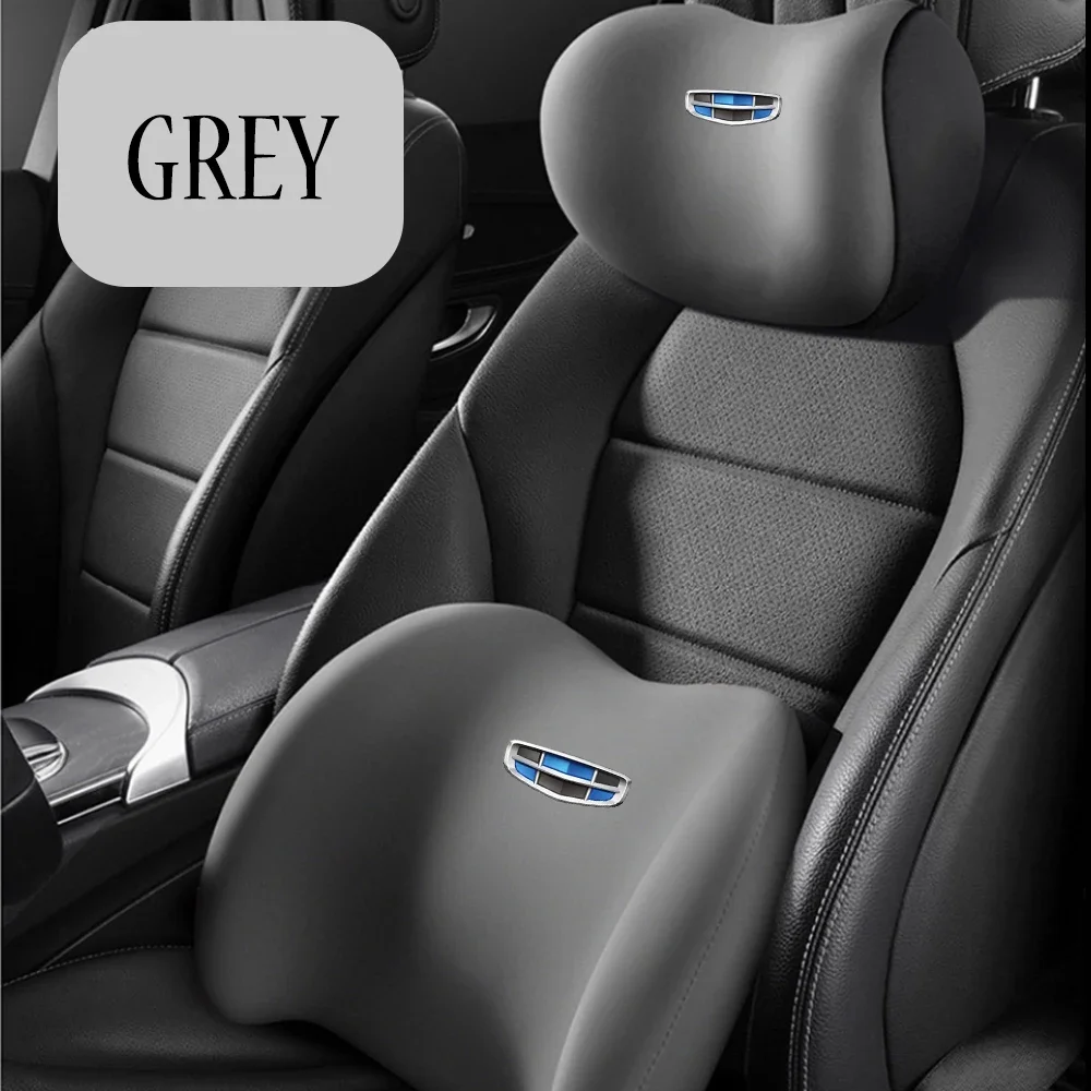 Car Neck Pillow Car Seat Headrest Pillow Memory Cotton Protector for GEELY coolray EX5 azkarra emgrand monjaro okavango tugella