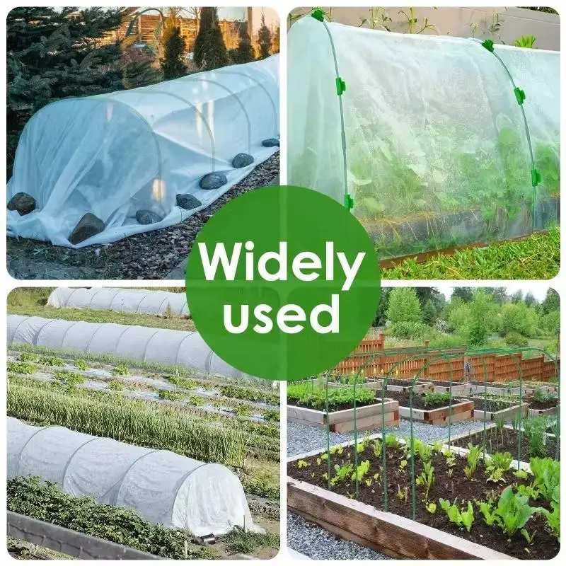 Steel Greenhouse Plant Hoops Durable Reusable DIY Seedling Arch Bracket Garden Vegetable Grow Tunnel Support for Gardening