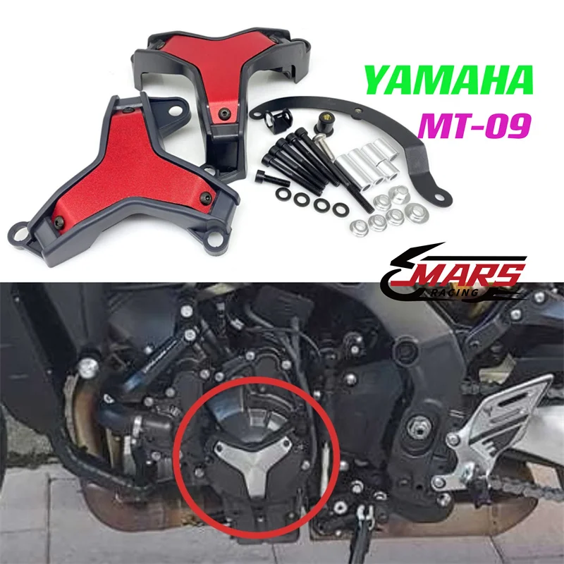 

For Yamaha MT-09 MT09 Tracer 9 GT 2021+ Motorcycle Side Engine Guard Protection Sliders Crash Pads Falling Protector Cover