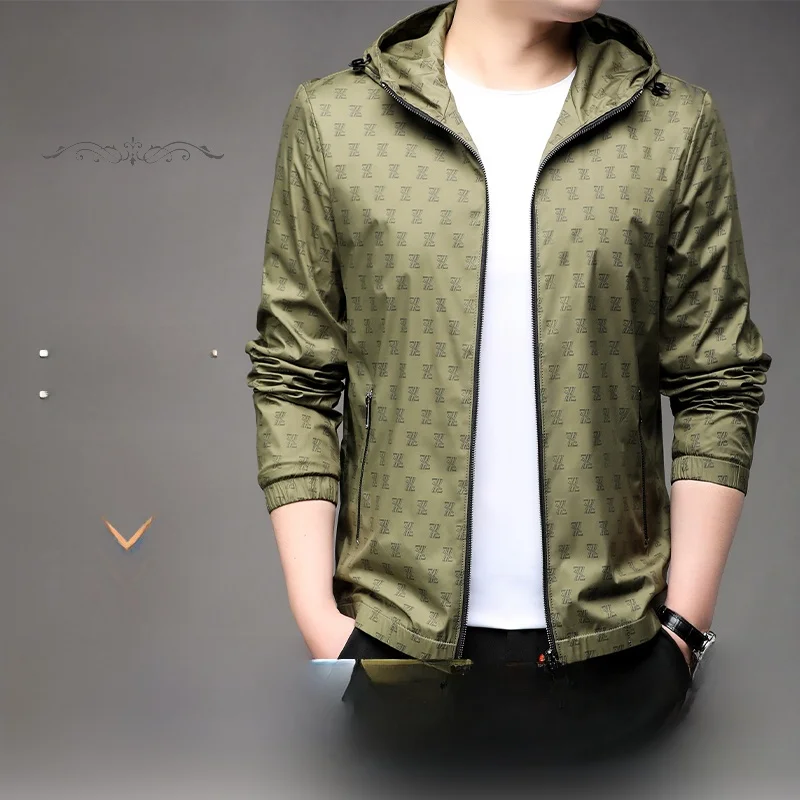 

Pierre Cardin Men's Hooded Jaet Lightweight Spring Summer Faionable Sun Protection Top ort Sve Long Sve Available