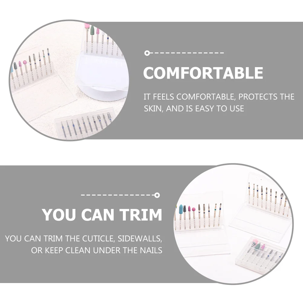 

3 комплекта профессиональных шлифовальных головок для ногтей, сверла из вольфрамовой стали, сенсорные шлифовальные головки для маникюра, педикюра, маникюра