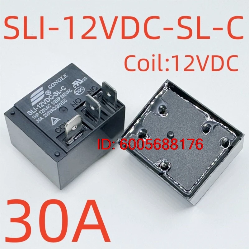 10PCS New SLI-12VDC-SL-C (T91C-30A) Relay 5pins