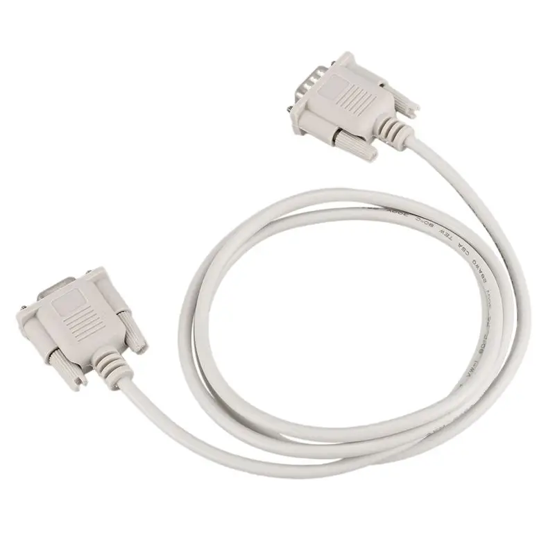 Delicate Texture-4X RS232 DB9 9 Pin Male To Female Serial Port Cable Industrial Adapter 1.