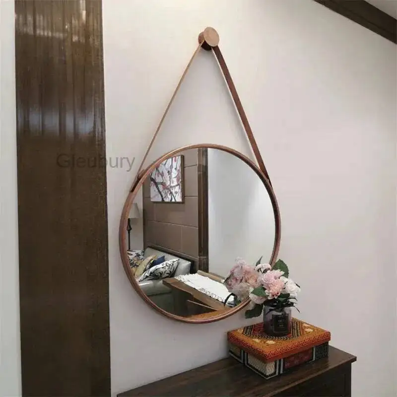 Dressing Decorative Mirror Bedroom Floor Mirror Adjustable Angle Solid Wood Stand Safe Stable Daily Use Espejos De Piso Decor