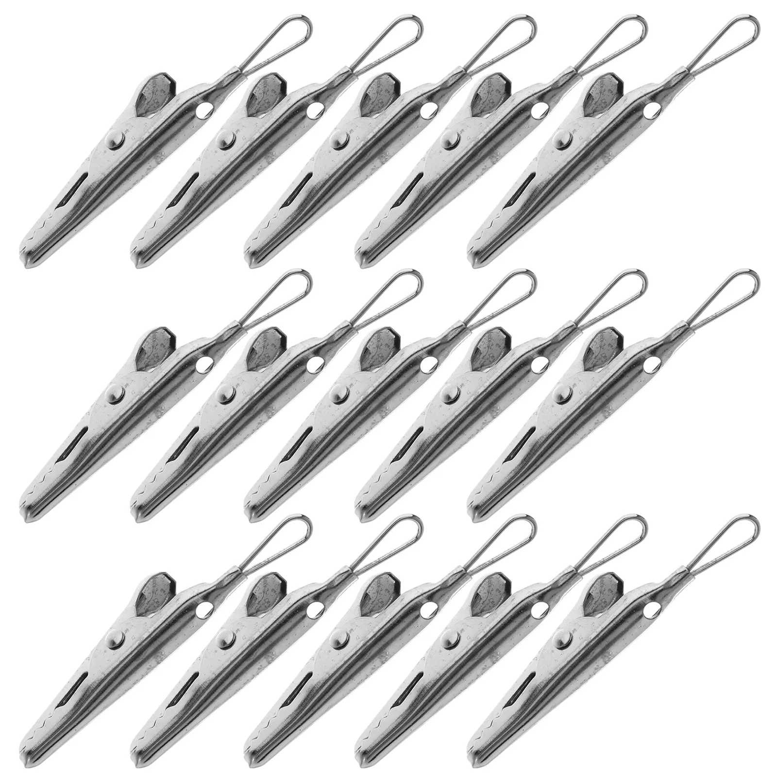 40Pcs Metal Alligator Clips Crocodile Clamps 45Mm for Battery Testing Electrical Test Clips Mini Clip DIY Crafts