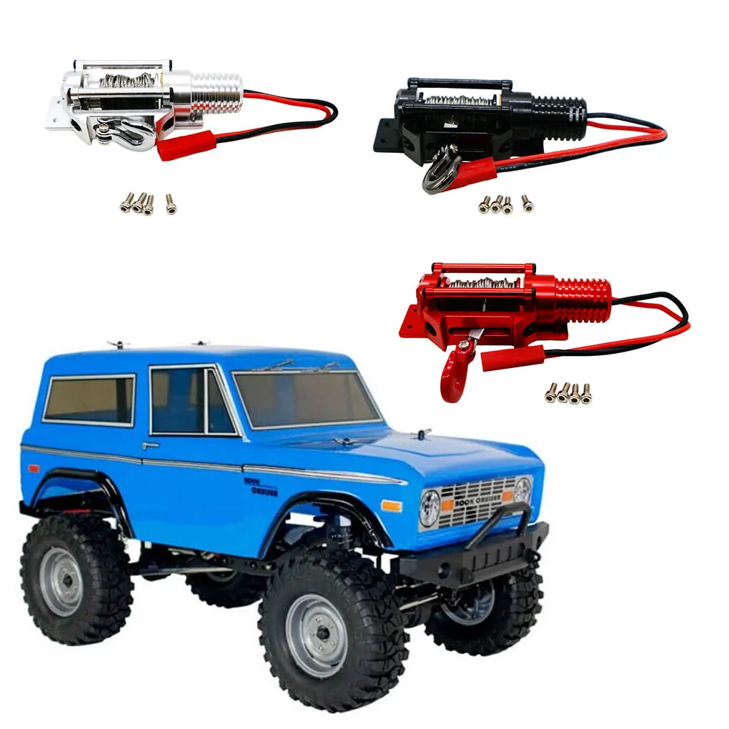 Metal Winch Experience Unmatched Performance For RC Car Diverse Options Machined Winch Rc Car Parts