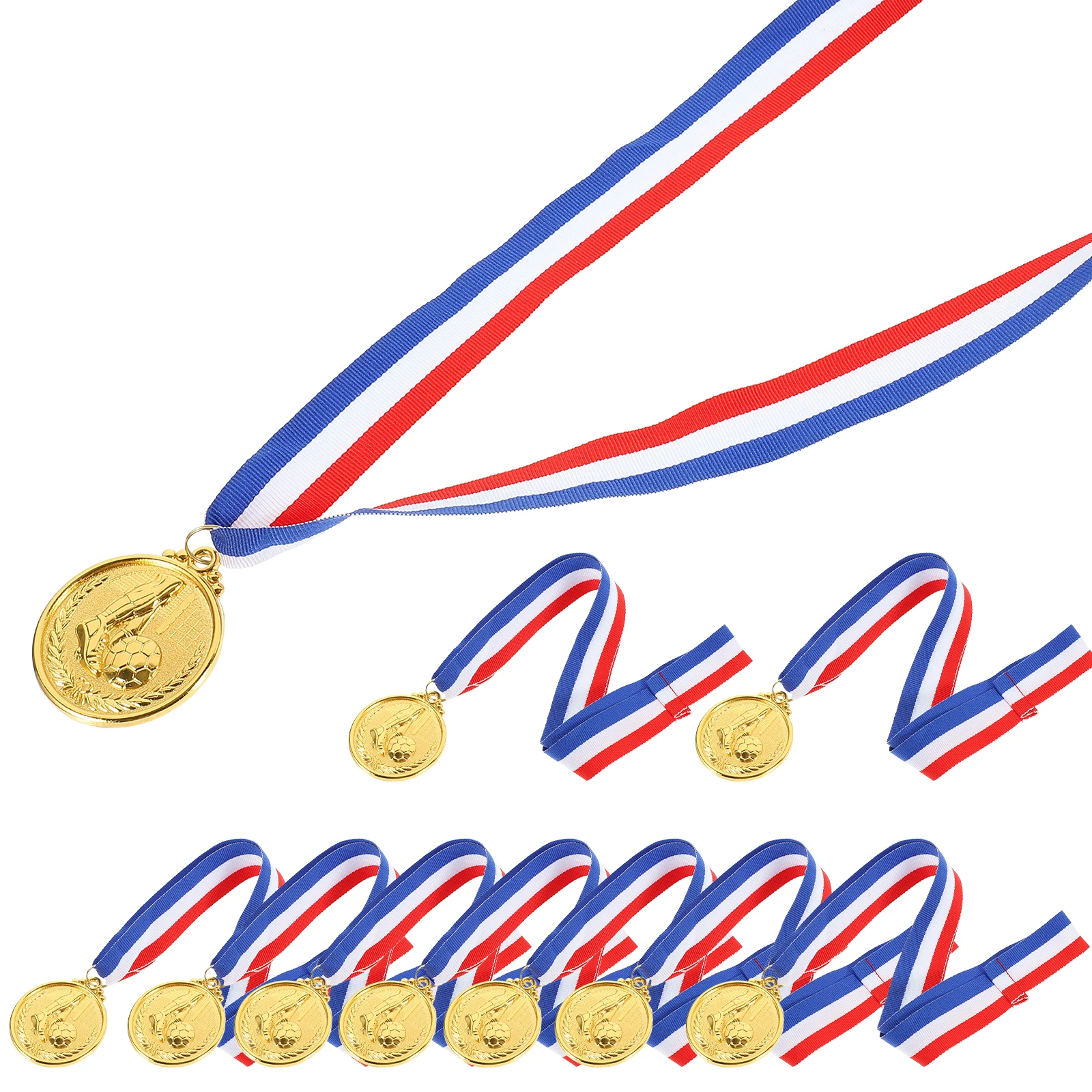 

12 Pcs Soccer Medals Medals For Awards For Student 5cm Metal Awards for Students Sports Competition Gifts Kids Adults Trophies
