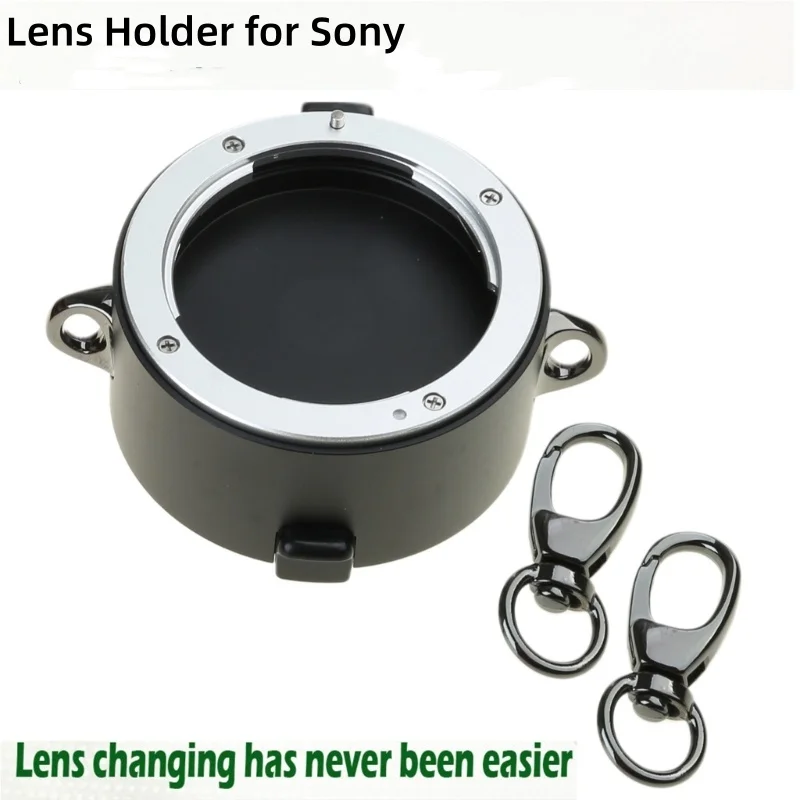 

Quick Switching Lens Flippers Double Lens Mount for Sony Mirrorless Camera Lens Support Bracket Efficient Photography Accessory