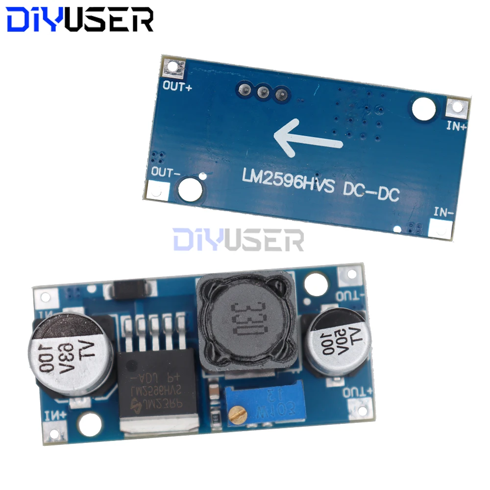 LM2596HVS LM2596 HV LM2596HV DC-DC Adjustable Step Down Buck Converter Power Module 4.5-50V To 3-35V Urrent limiting