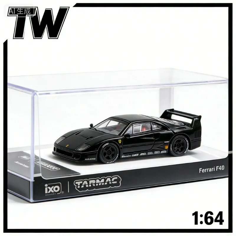 edizione-limitata-dell'esposizione-di-modellini-di-auto-di-shenzhen-jiuzhou-tarmac-works-1-64-f40-un-regalo-per-ragazzi-un-oggetto-da-collezione-per-adulti