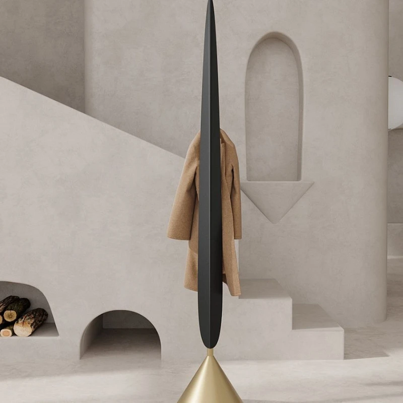 

Hanging hanger floor-to-ceiling bedroom living room simple hanger entrance metal household vertical clothes hanger coat rack