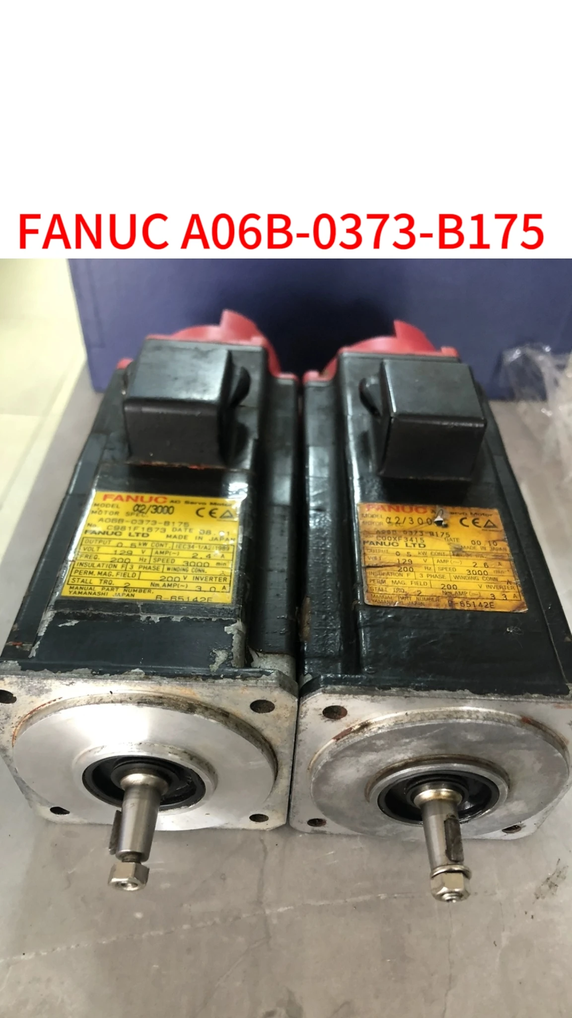 

Second-hand FANUC A06B-0373-B175 test ok