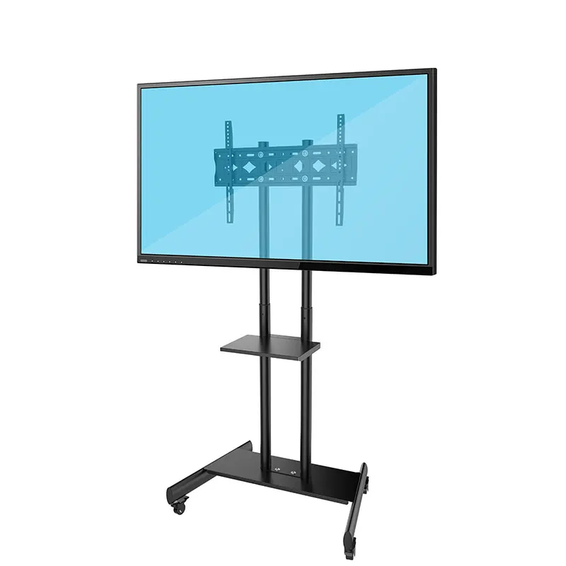 Suitable for TV Stand Stand Wheeled TV Cart Floor Stand Mounting Home Monitor Mobile Cart 32 75 LCD/Light Emitting Diode