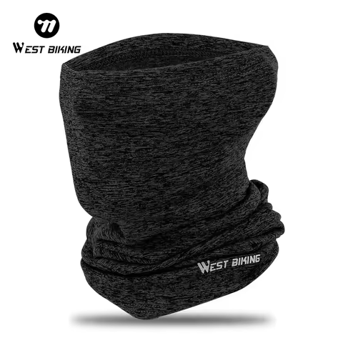 WEST BIKING Winter Fleece Cycling Scarf Outdoor Windproof Running Bike Face Cover Men Women Bicycle Bandana Sports Headwear