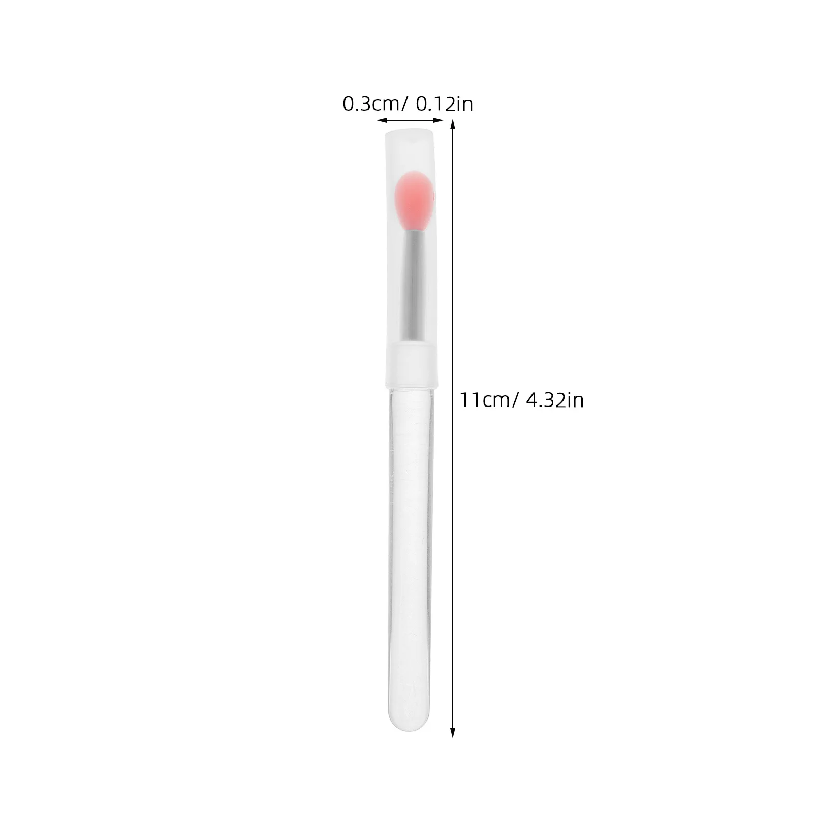 10 Stuks Mini Siliconen Lippenborstel Draagbare Lippenstift Applicator Zachte Haren Herbruikbare Gemakkelijk Schoon Multifunctionele Lippenbalsem Glans
