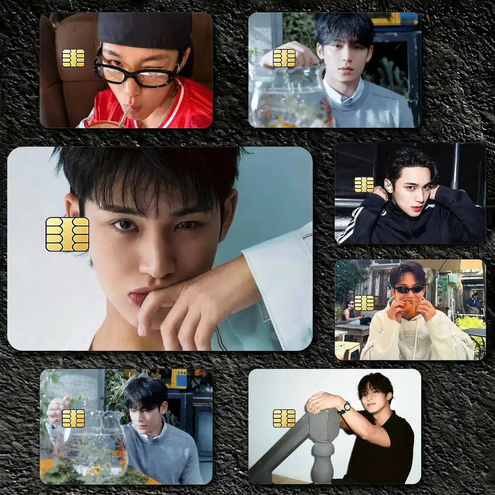 

M-MINGYUS K-Kim M-Min G-Gyu Credit Card Skin Stickers For VISA Bank Bus Metro Access Card Protective Film Cover Sticker