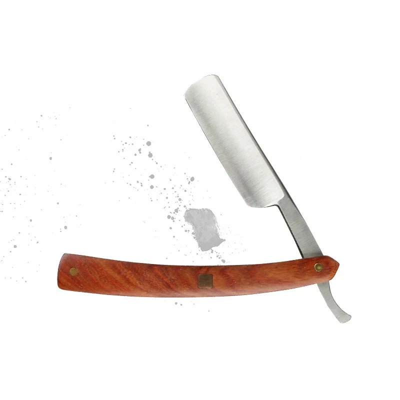 1개입 전문가용 이발소 남성용 면도기 스트레이트 엣지 바버 면도칼 수동 수염 면도 관리 면도기