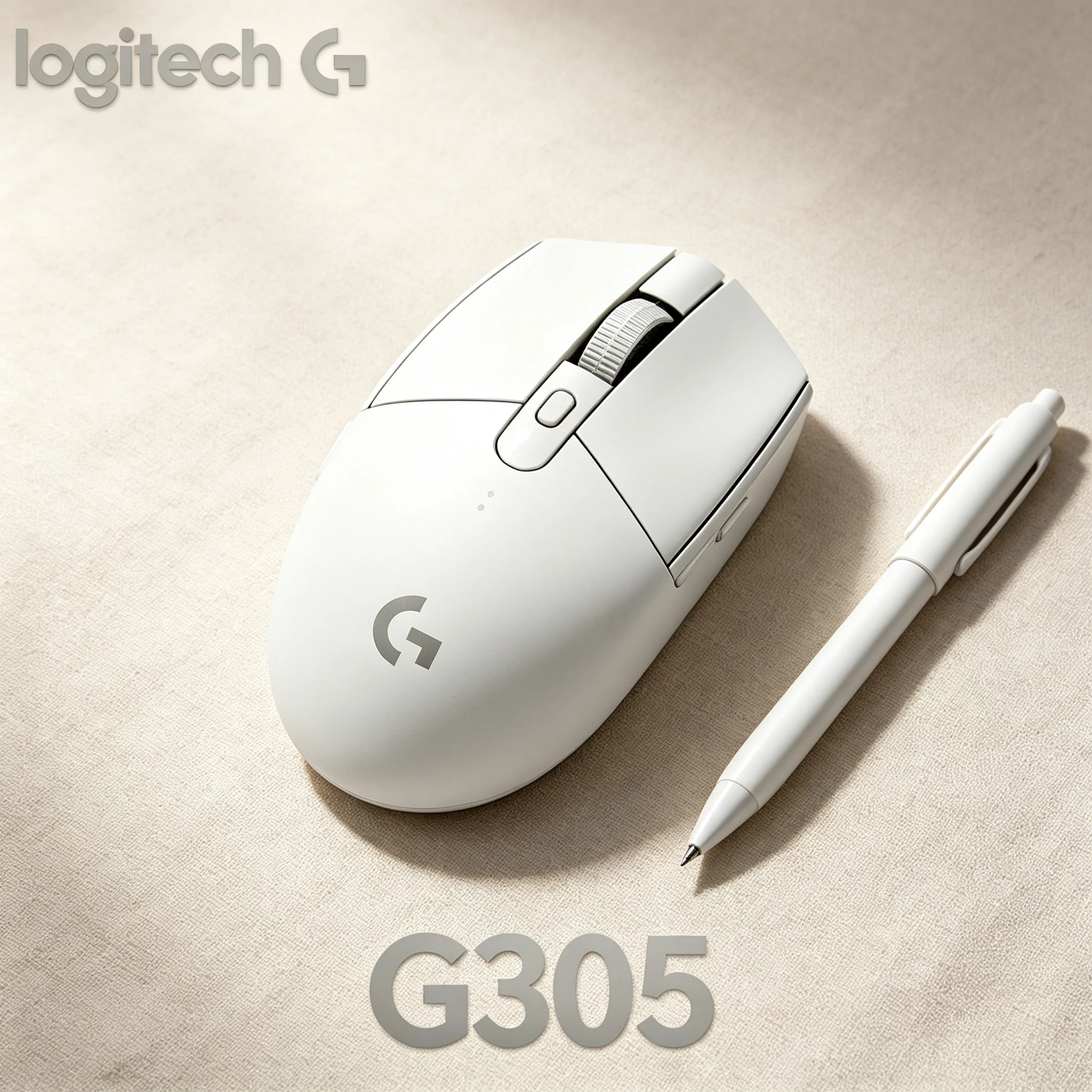 Logitech G305 LIGHTSPEED Wireless Mouse Adjustable 200‑12000 DPI Long Standby Battery Ergonomic Mice For Gaming And Office Daily