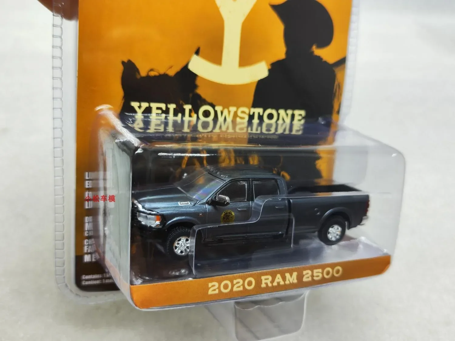 Modèle de voiture en alliage, cadeau de collection, ornements, 1:64 (TV), Yellowstone - 2020 Ram 2500