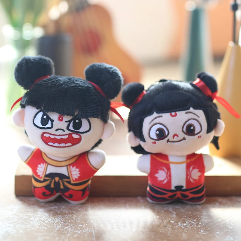 

Cute Little Nezha Magic Child Sea Of Troubles Plush Doll Toy Pendant Backpack Hangings Decoration