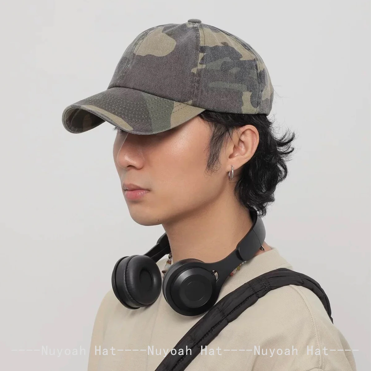 New Unisex Street CAMO American Style Baseball Hats Sunshade Retro Versatile Personal Peaked Caps Sports Fashion Outdoor Niche 3