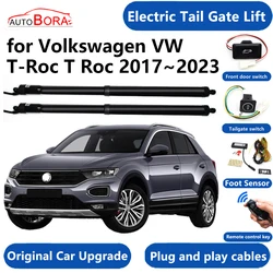 Car Electric Tail Gate Lift System Power Liftgate Kit Auto Automatic Tailgate Opener for Volkswagen VW T-Roc T Roc 2017~2023