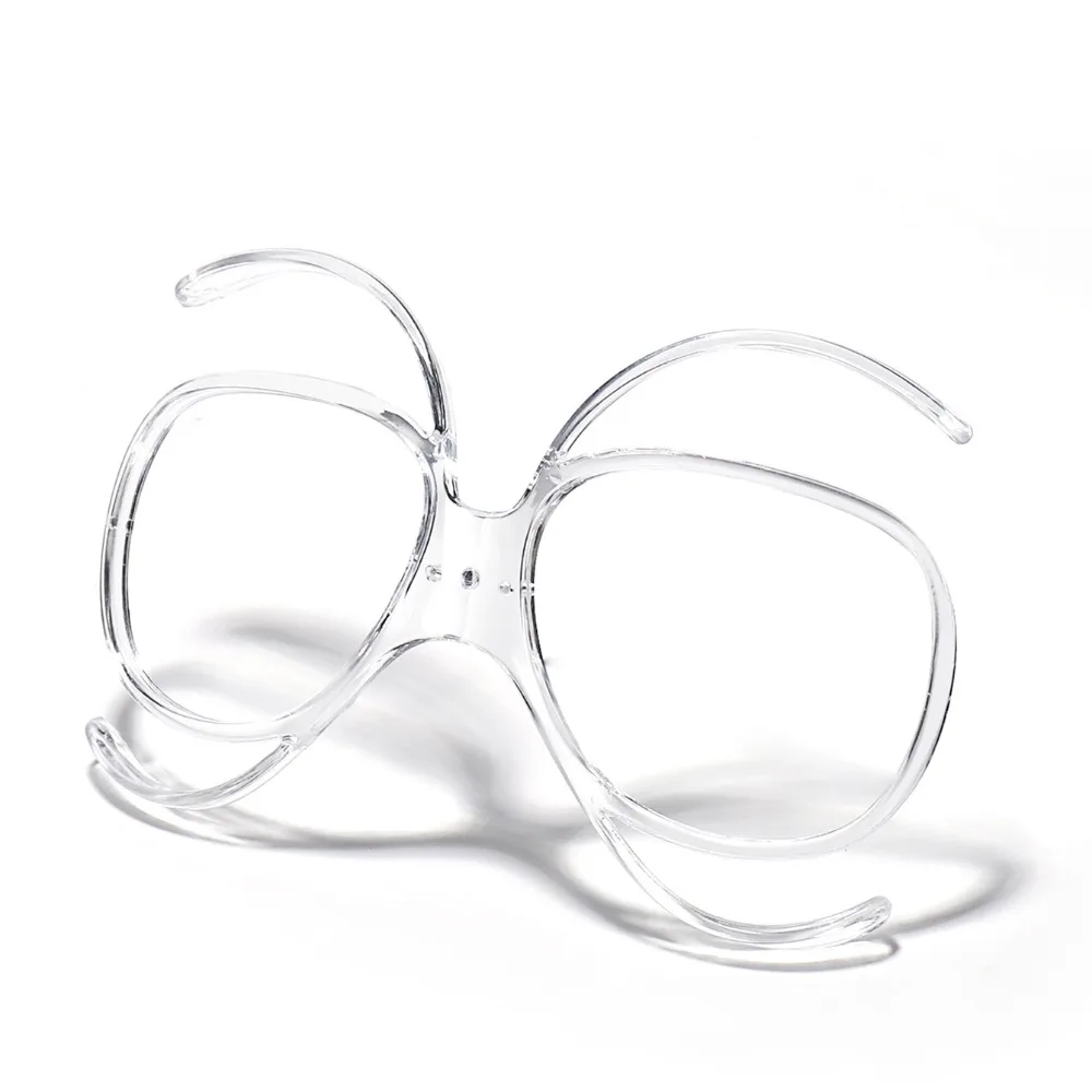 

Portable Transparent Ski Goggles Clip Insert Optical Adaptor Myopia Frame Durable PC Myopia Glasses Frames