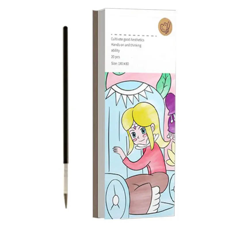 

Watercolor Coloring Book For Kids Pocket Watercolor Painting Book For Toddler Paint With Pocket Water Coloring Books For Kids