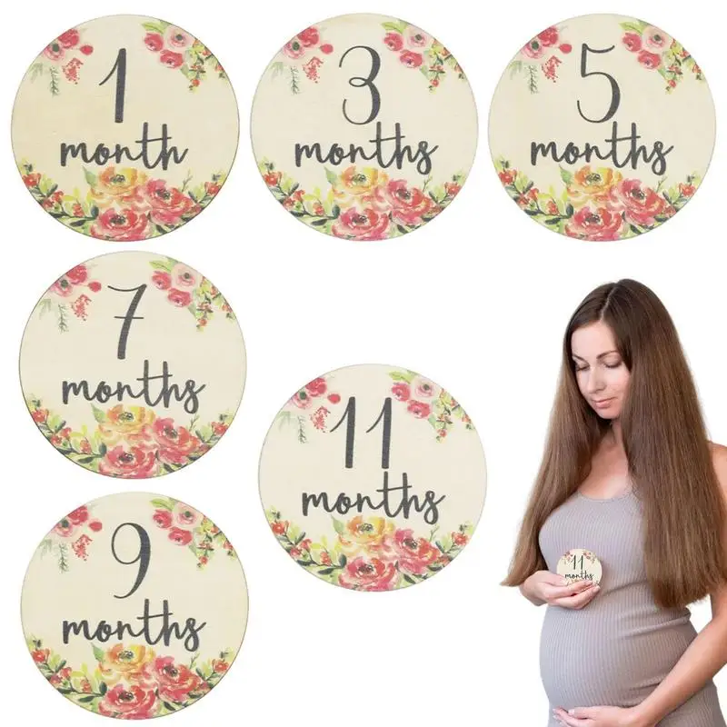 

Milestone Blocks Baby Monthly Milestone Cards Sign Newborn Photography Prop Pregnancy Journey Birth Announcement Sign Baby Gifts