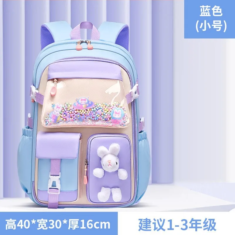 Plecak szkolny dla dziewczynek do szkoły podstawowej, lekki, wodoodporny, kolorowy plecak podróżny, kawaii, mochilas, prezenty.