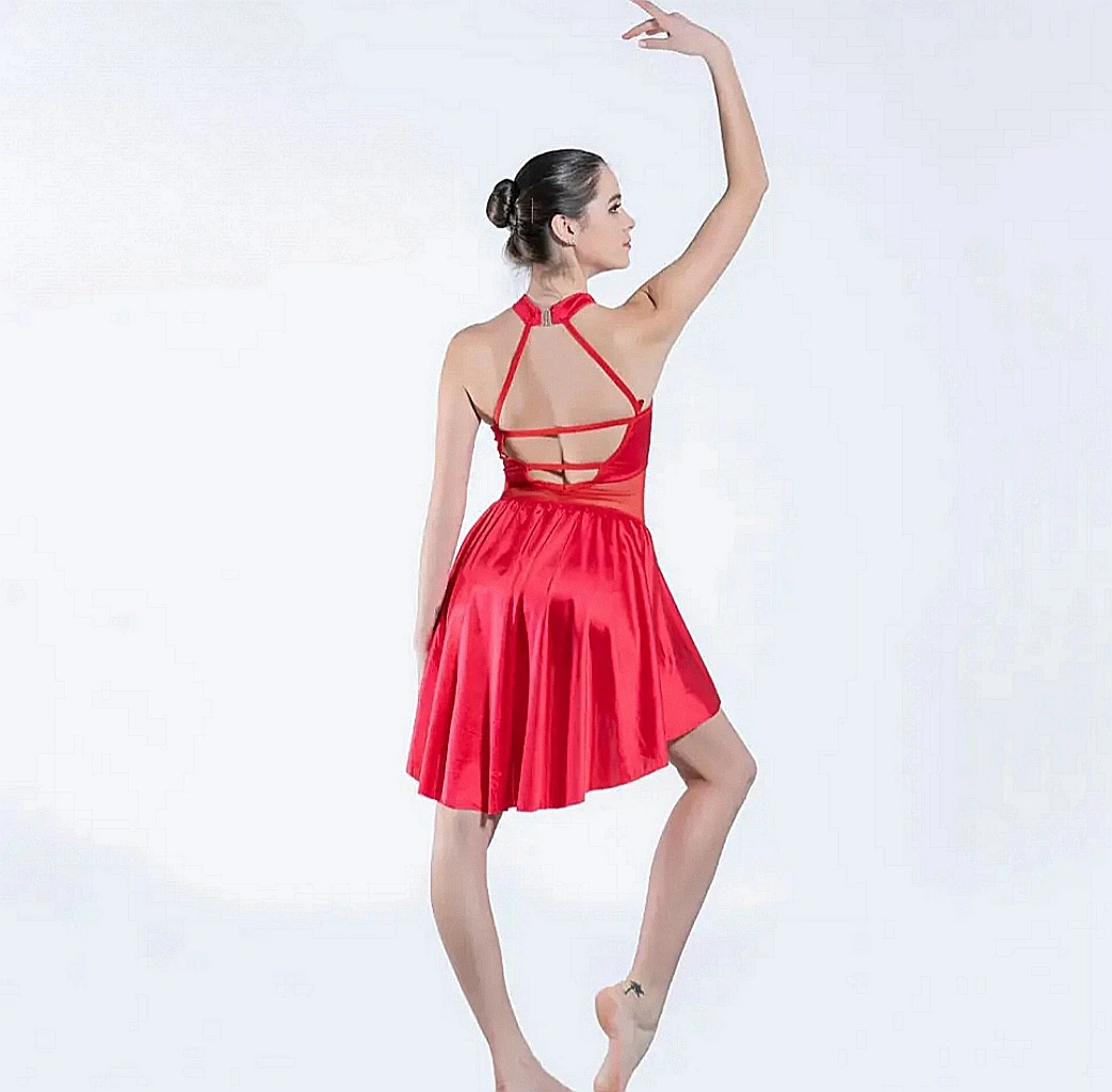 Customized Professional Jazz Latin Dance Costumes Any Color Women's Dancewear Sparkling Sequin Practice Performance Skirt