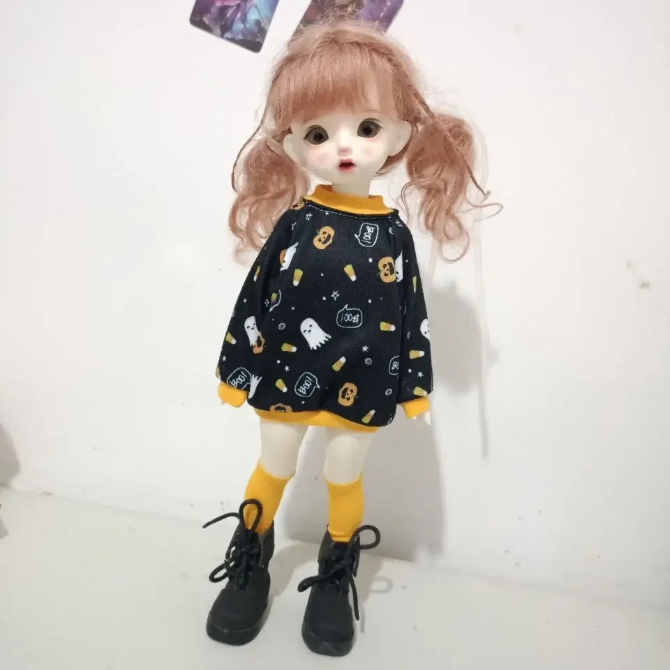 16/30/45cm Doll Clothes for 1/8 1/6 1/4 Bjd Doll Sweaters+socks Diy Girl Toys Dress Up Gift Doll Accessories, No Doll, No Shoes