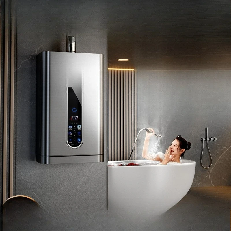 

Constant temperature natural gas zero cold water gas water heater 16 liters bath household gas silent water