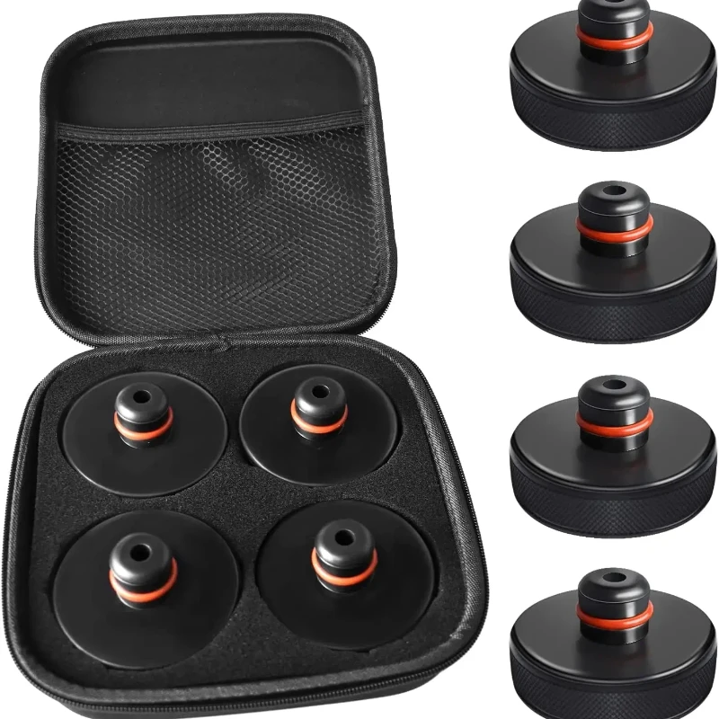 Heavy Duty Rubber Lift Pucks 1-4PCS For Tesla Model 3 Y S X Juniper 2013-2026 Lifting Jack Pad Accessories